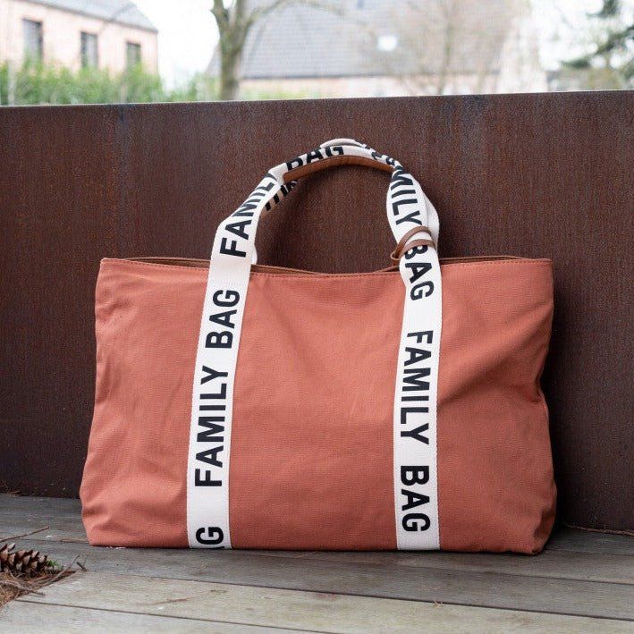 Torba FAMILY BAG Signature Canvas, TERRACOTTA
