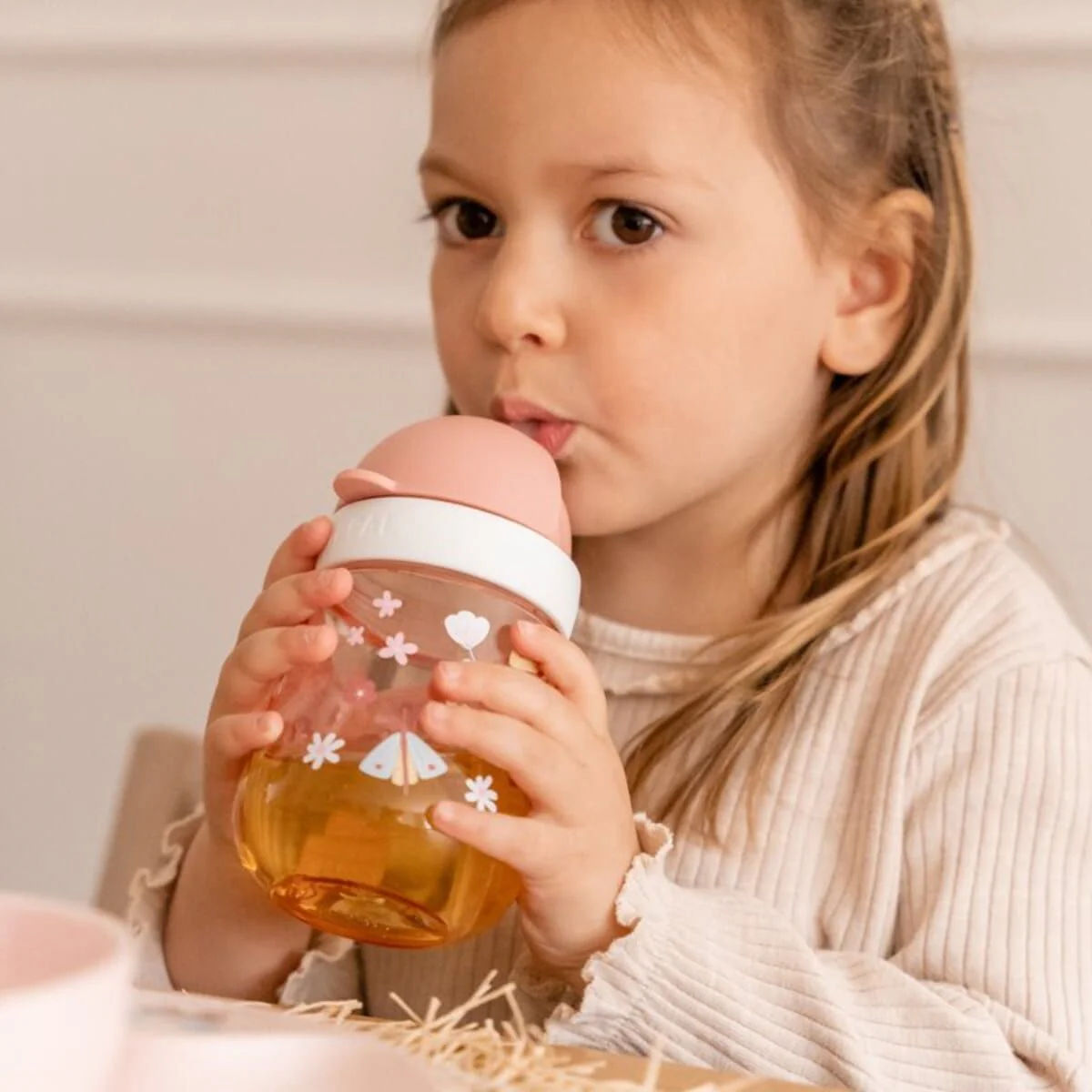 Little Dutch® Straw Bottle Flowers &amp; Butterflies