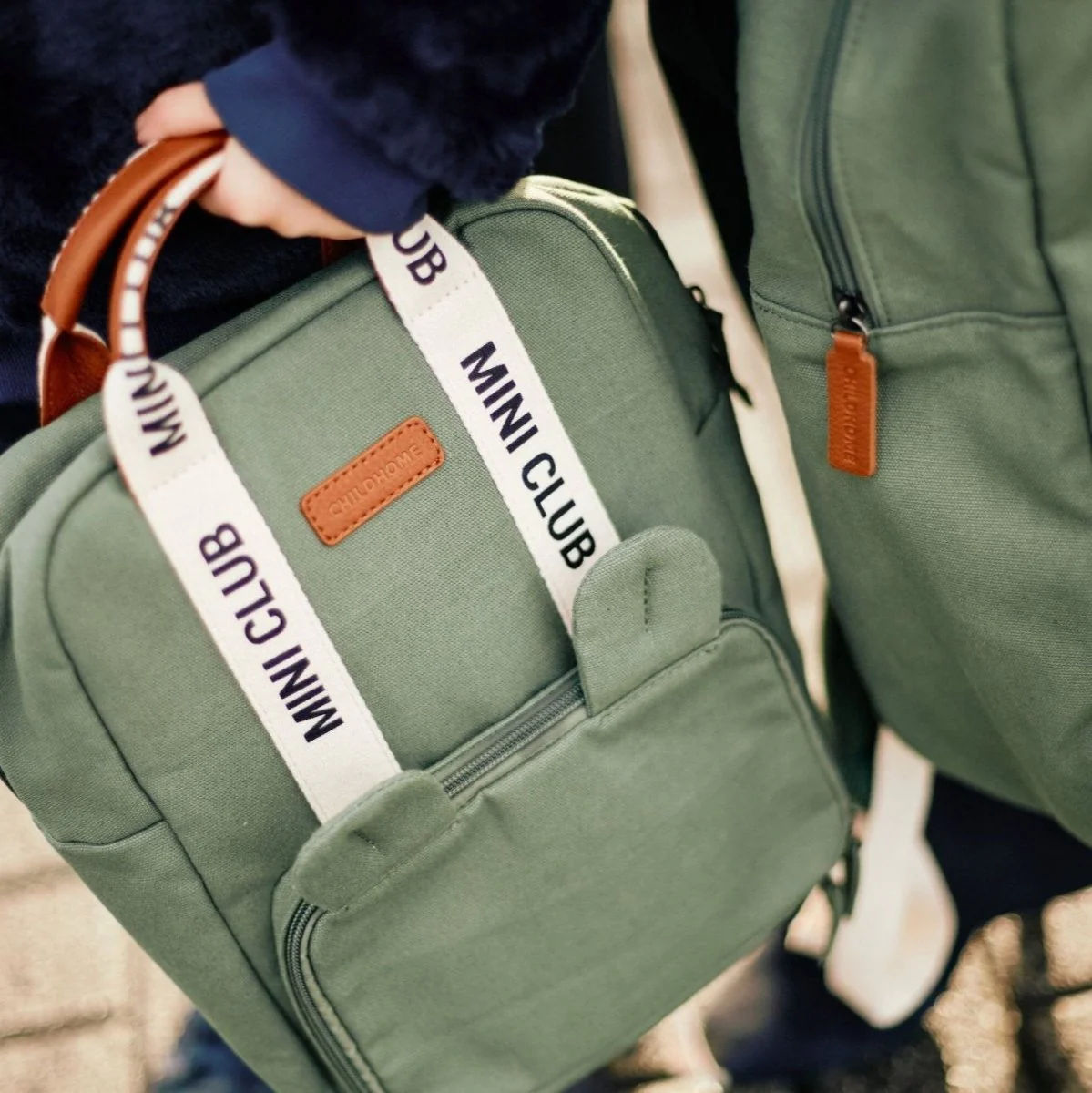 Childhome Mini Club children's backpack Signature Green