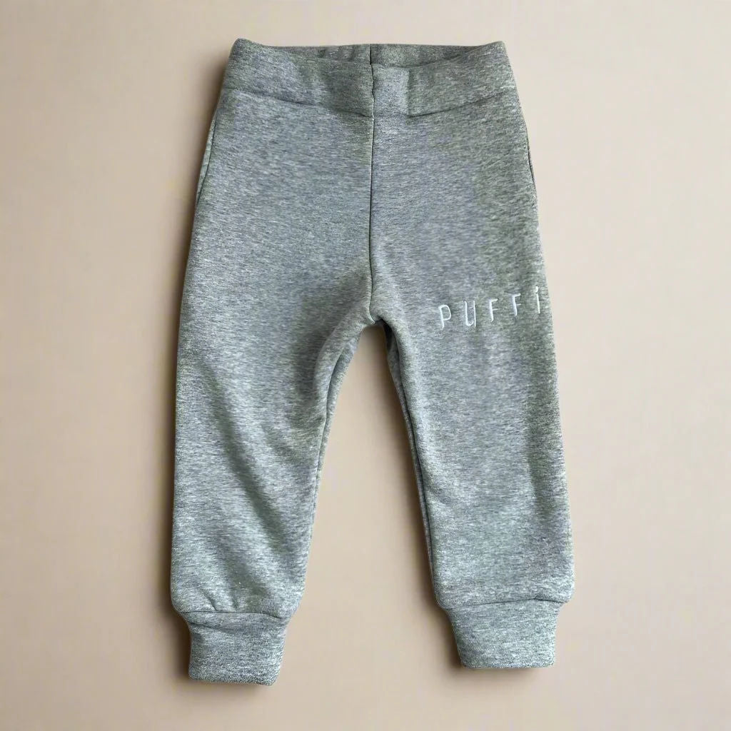 Children's pants - Sweatpants thick GREY MELANGE