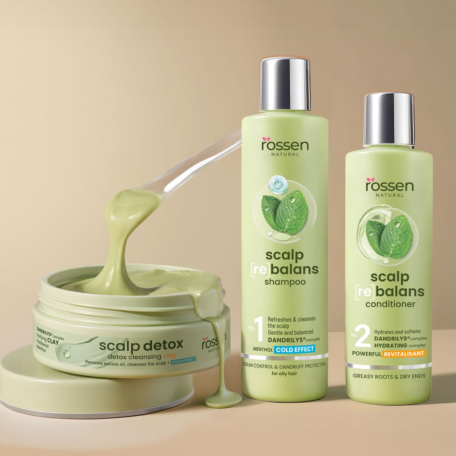 Scalp Rebalans Balm for oily hair and against dandruff