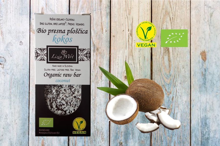 Organic raw bar - coconut 30g