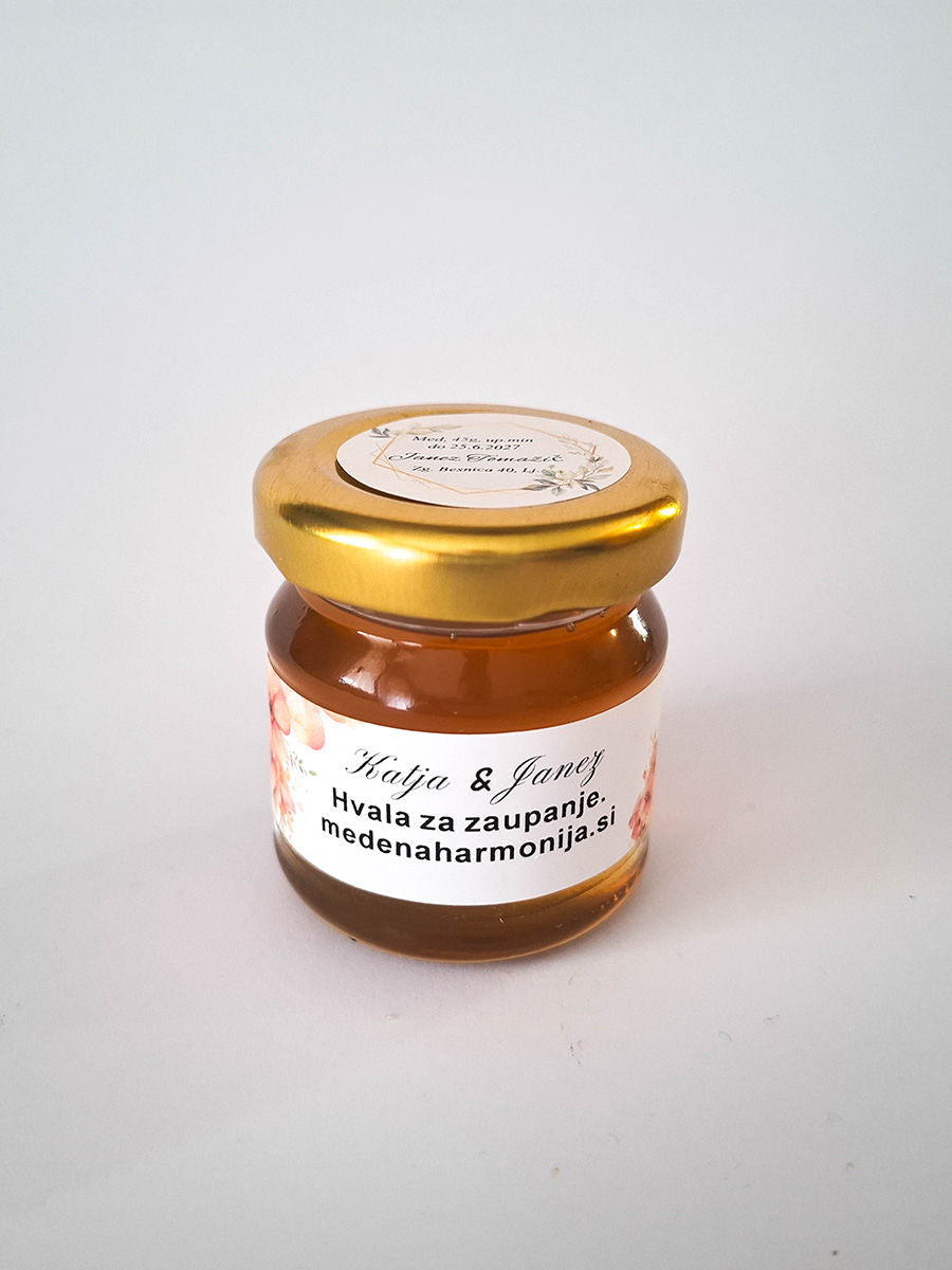 Honey in an orange box