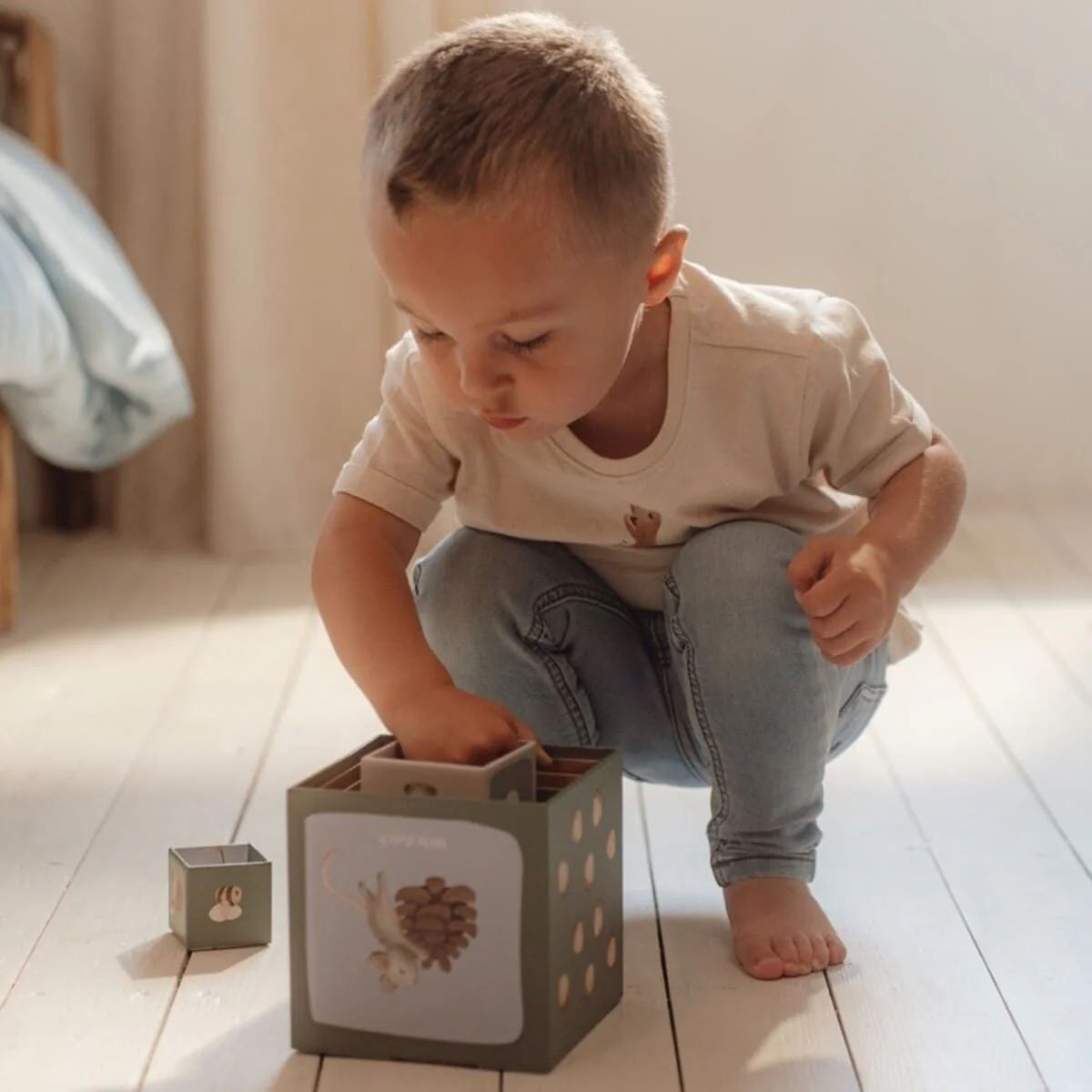 Little Dutch® Forest Friends Cube Pyramid
