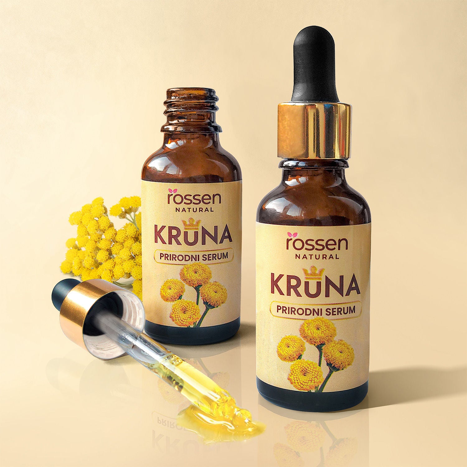 Krona serum, večerna nega obraza