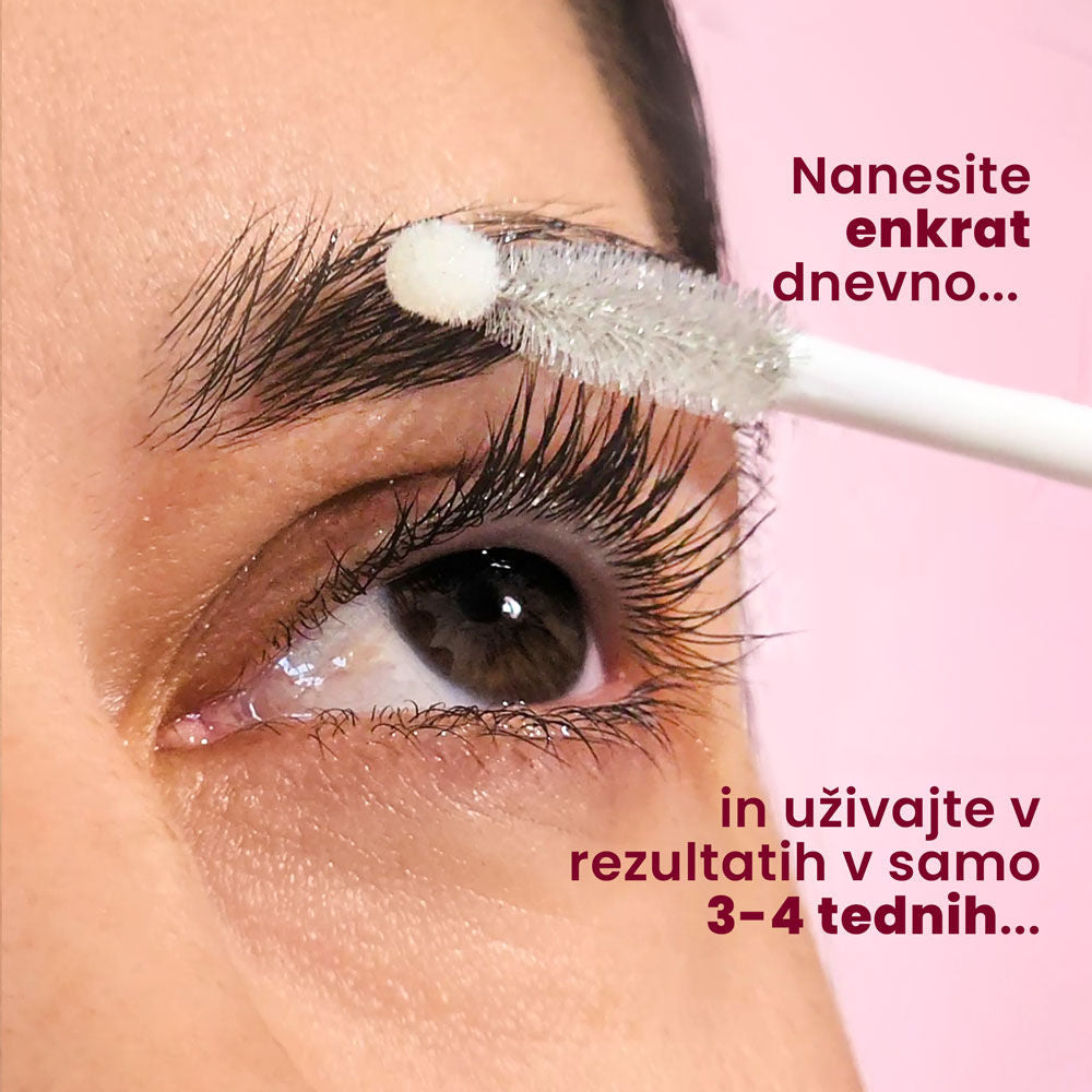 Eyelash and eyebrow care serum