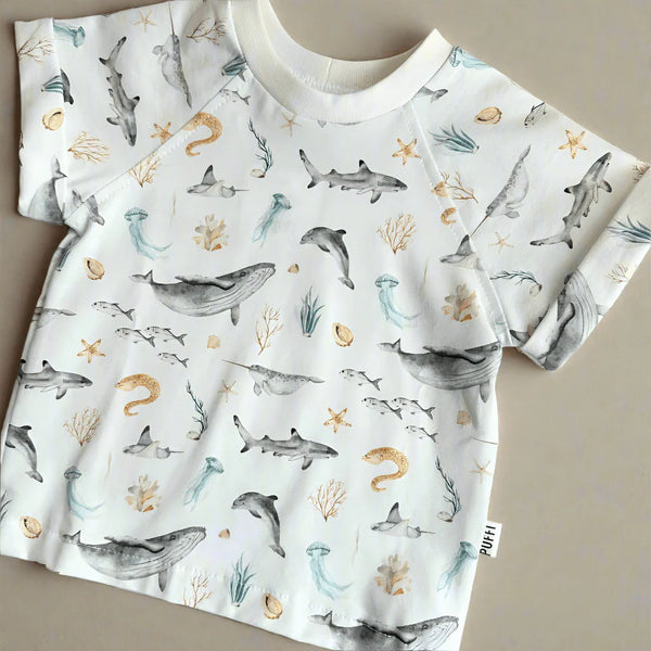 Children's short sleeves - Navy