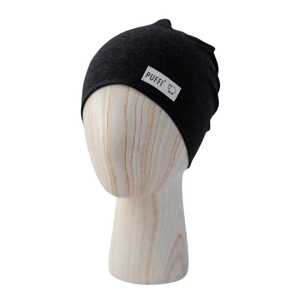 Otroška kapa Beanie - Jersey TEMNO SIVA MELANGE