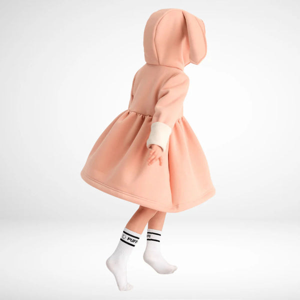 Children's Coat - Bunny Powder Pink