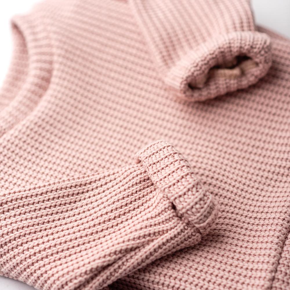 Adult Oversized Jumper - Cable Knit Sweet Pink