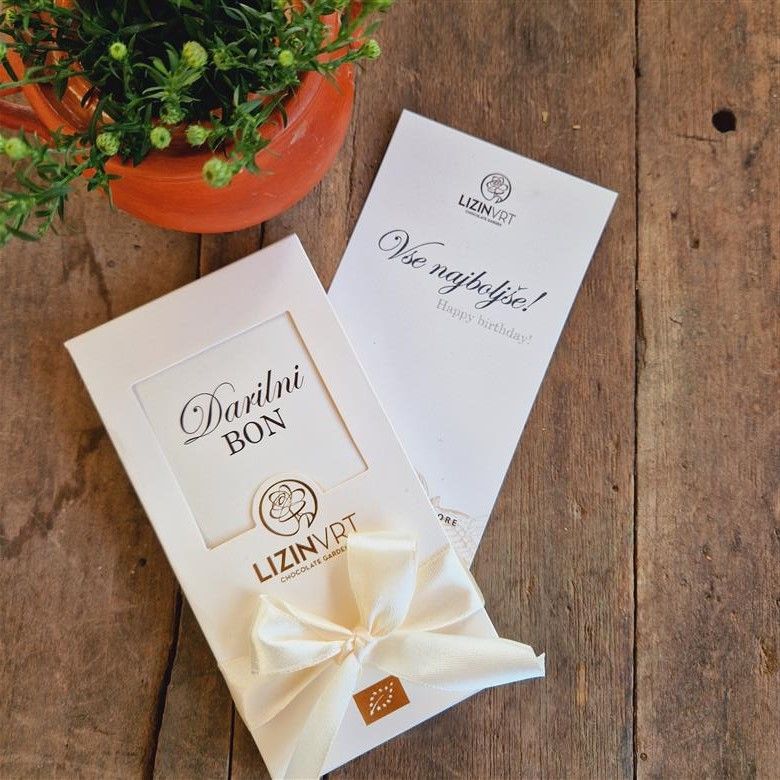 Gift Certificate-10 &amp; Organic Chocolate&amp;Dedication