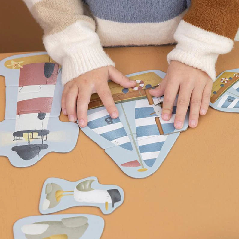 Little Dutch® Puzzle Sailors Bay 6 in 1