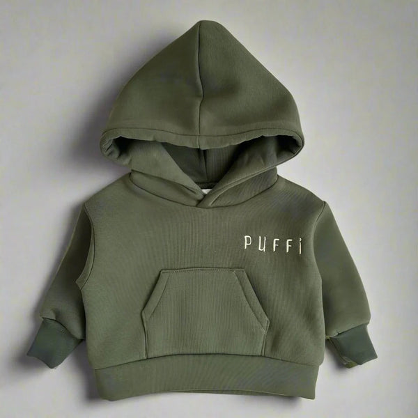 Children's sweatshirt - Hoodie thick GREEN