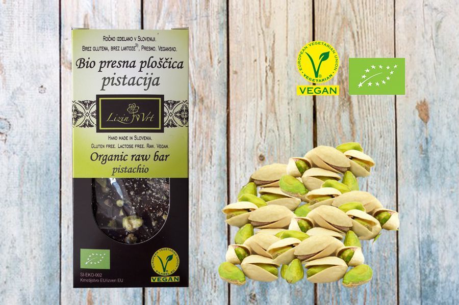 Organic raw bar - pistachio 30g