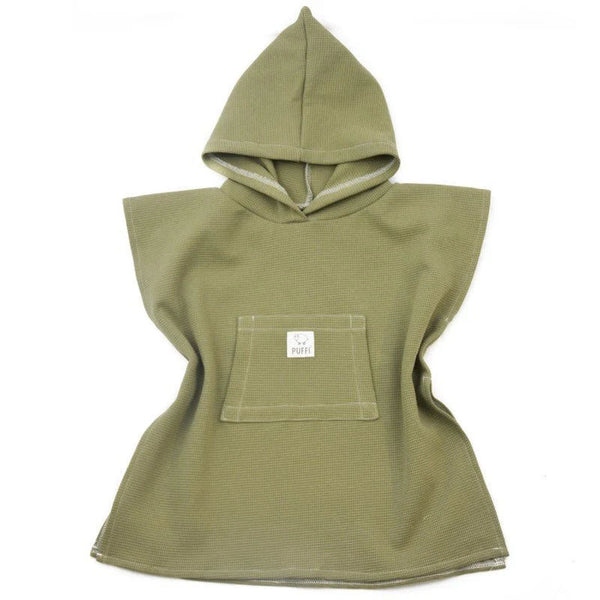 Children's Bath Poncho, OLIVE GREEN