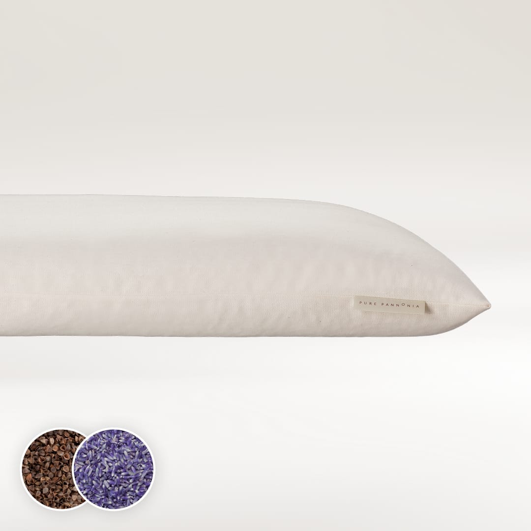 Sopia pillow (lavender, buckwheat hulls)