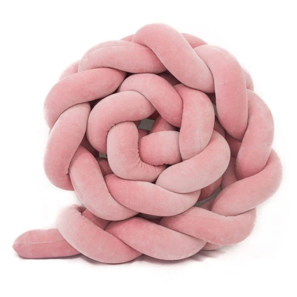 Single border for children's bed PLUSH POWDER PINK