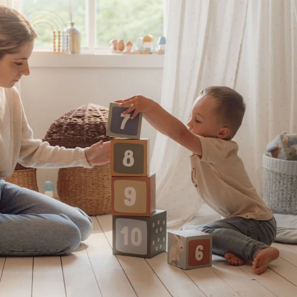 Little Dutch® Forest Friends Cube Pyramid