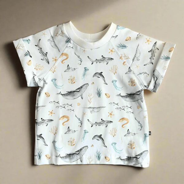 Children's short sleeves - Navy