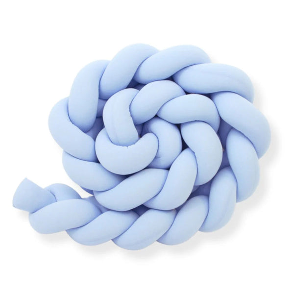 Enojna obroba kitka za otroško posteljo CLASSIC BABY BLUE