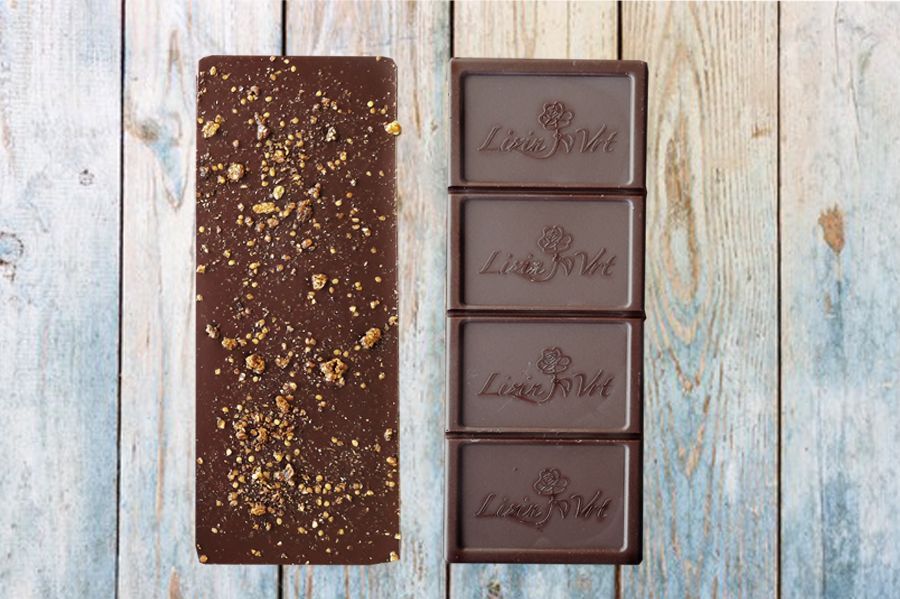 Organic raw chocolate - vanilla with Inca berries 50g