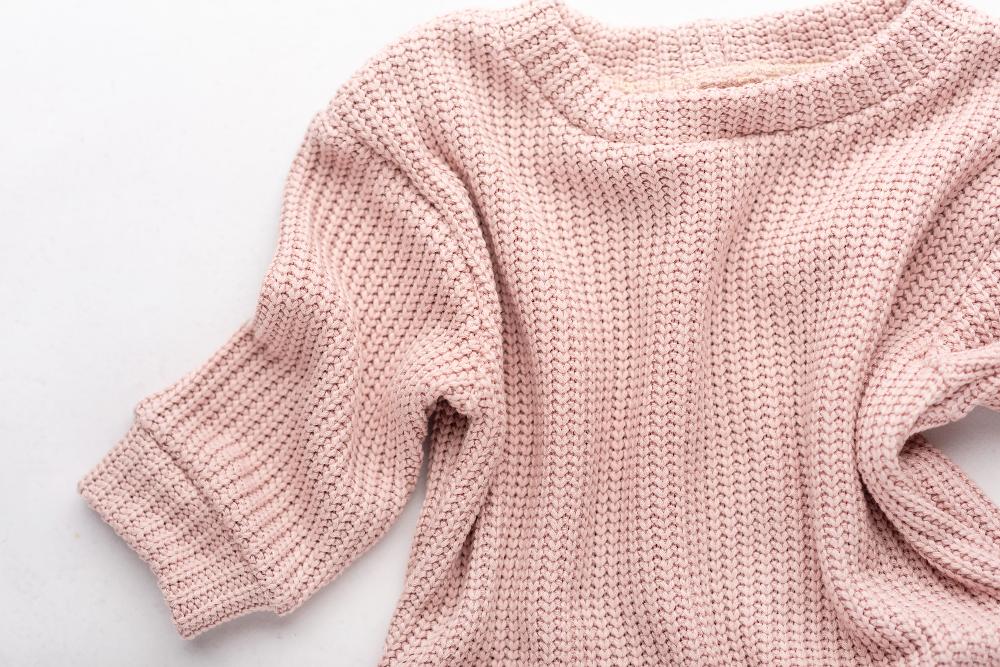 Adult Oversized Jumper - Cable Knit Sweet Pink