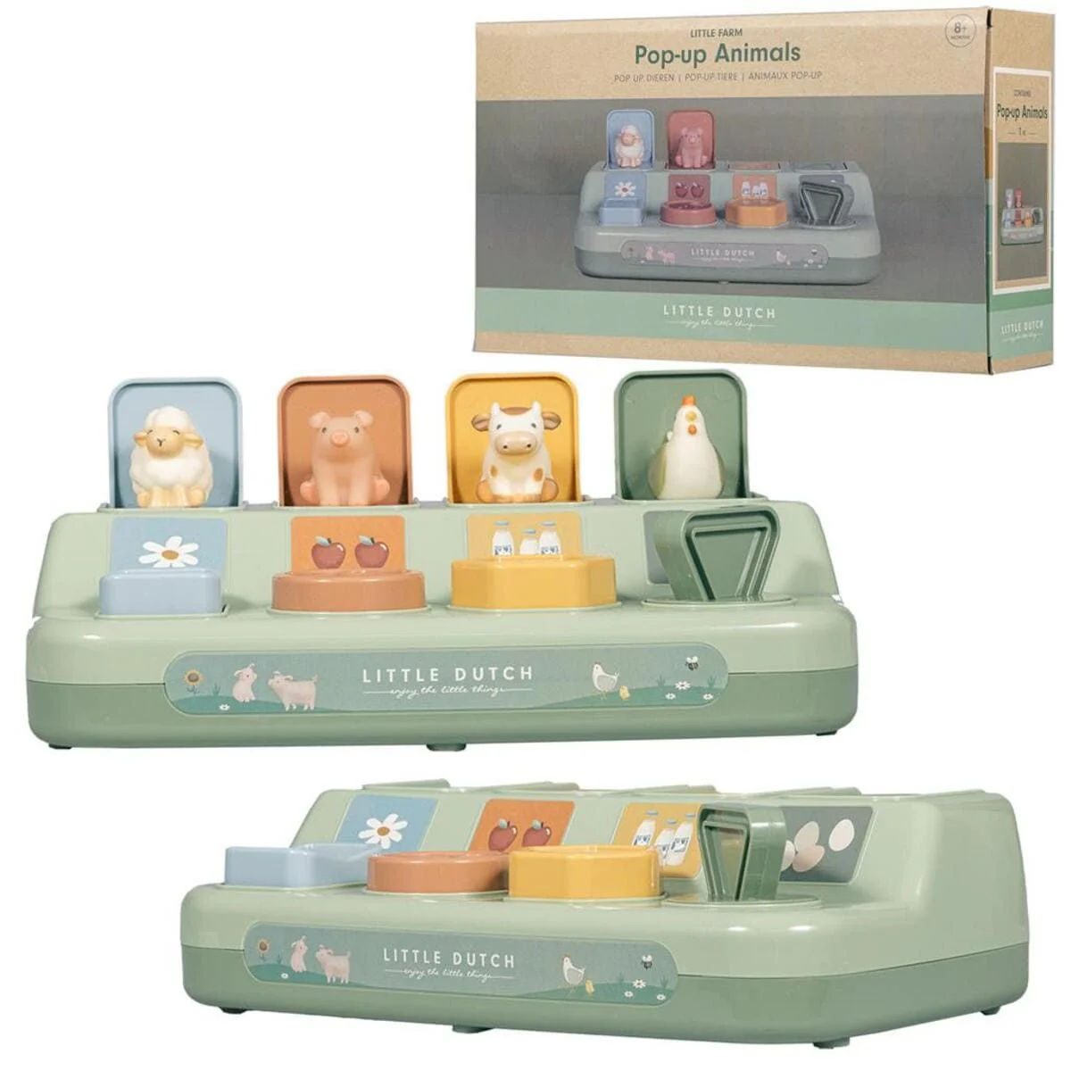 Little Dutch® Farm Pop-Up children's toy farm animals