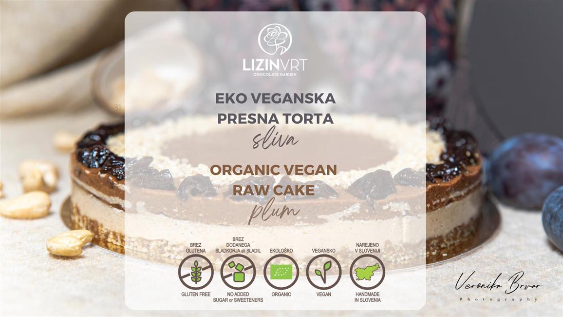 Presna torta z EKO certifikatom - SLIVA, valika-L-16