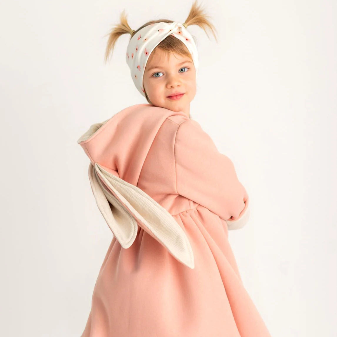 Children's Coat - Bunny Powder Pink
