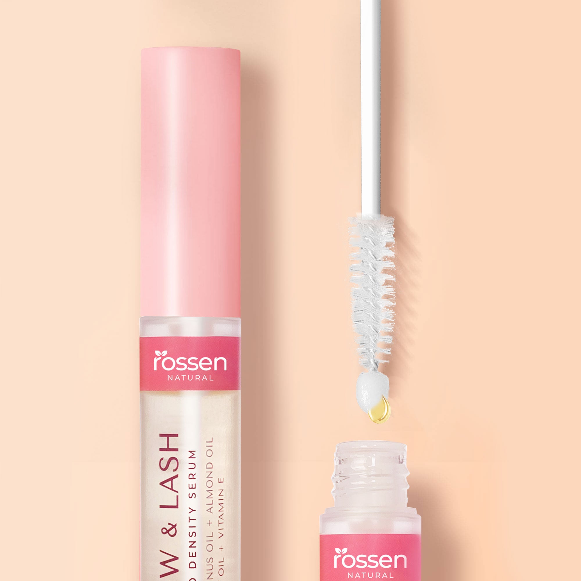 Eyelash and eyebrow care serum