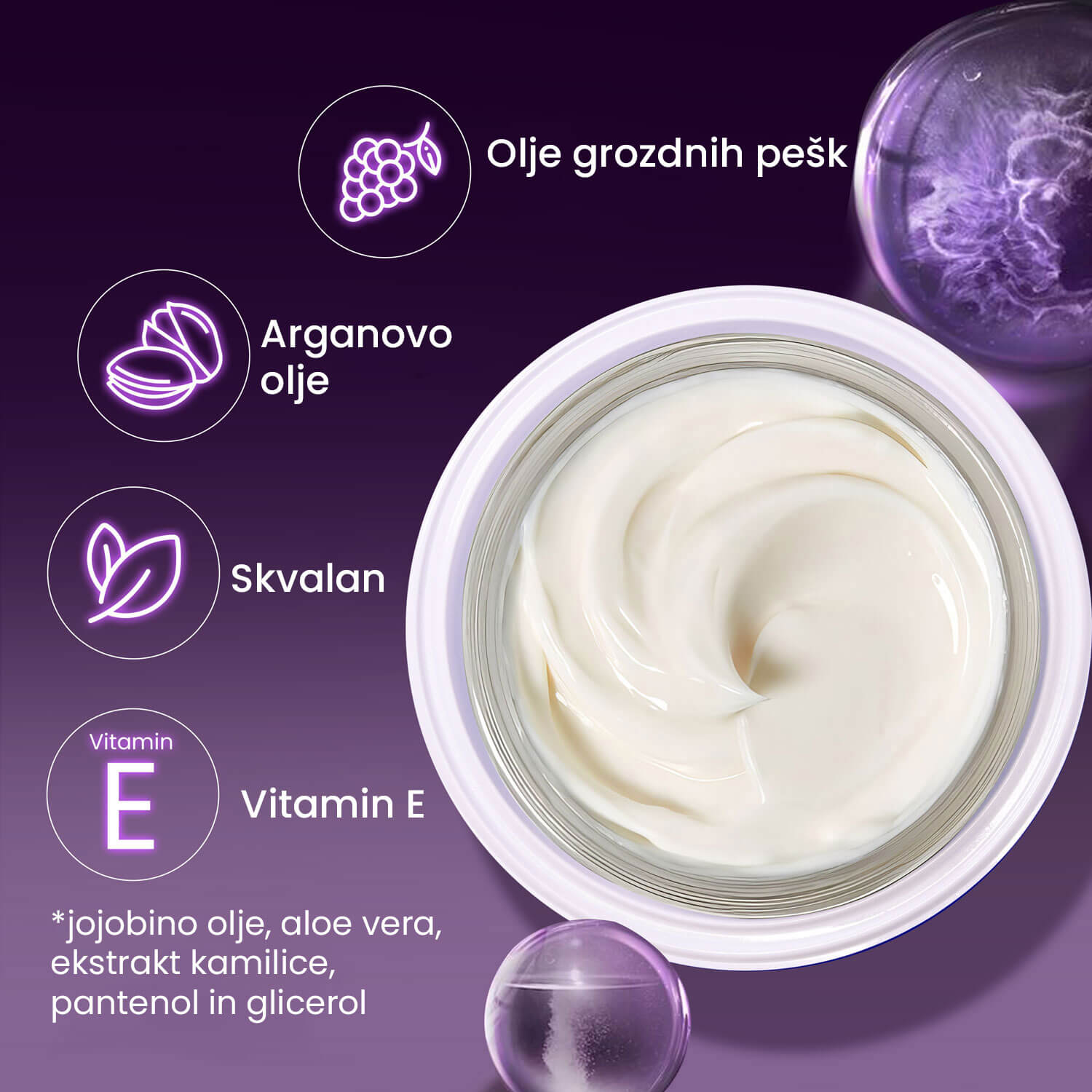 WINE ENERGY night face cream
