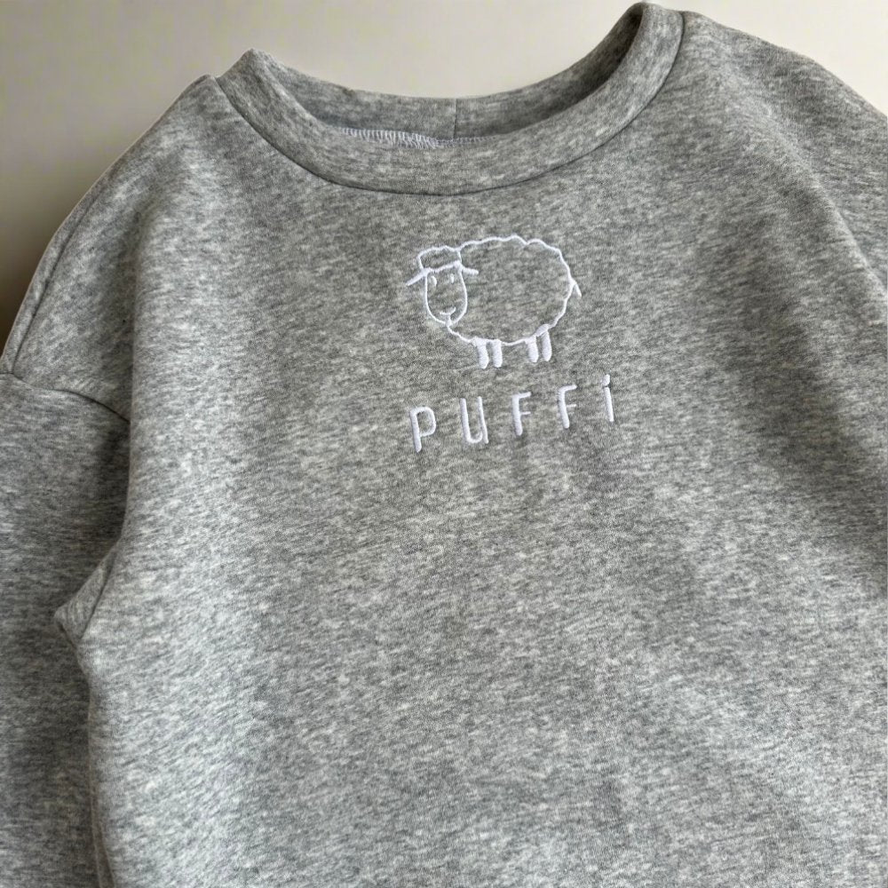 Children's sweatshirt - thick GREY MELANGE