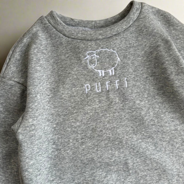 Children's sweatshirt - thick GREY MELANGE