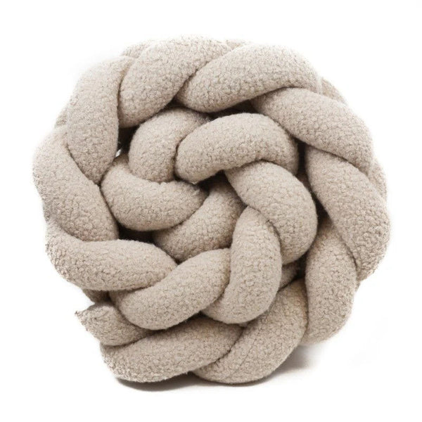 Single braid border for children's bed BOUCLE NATURAL