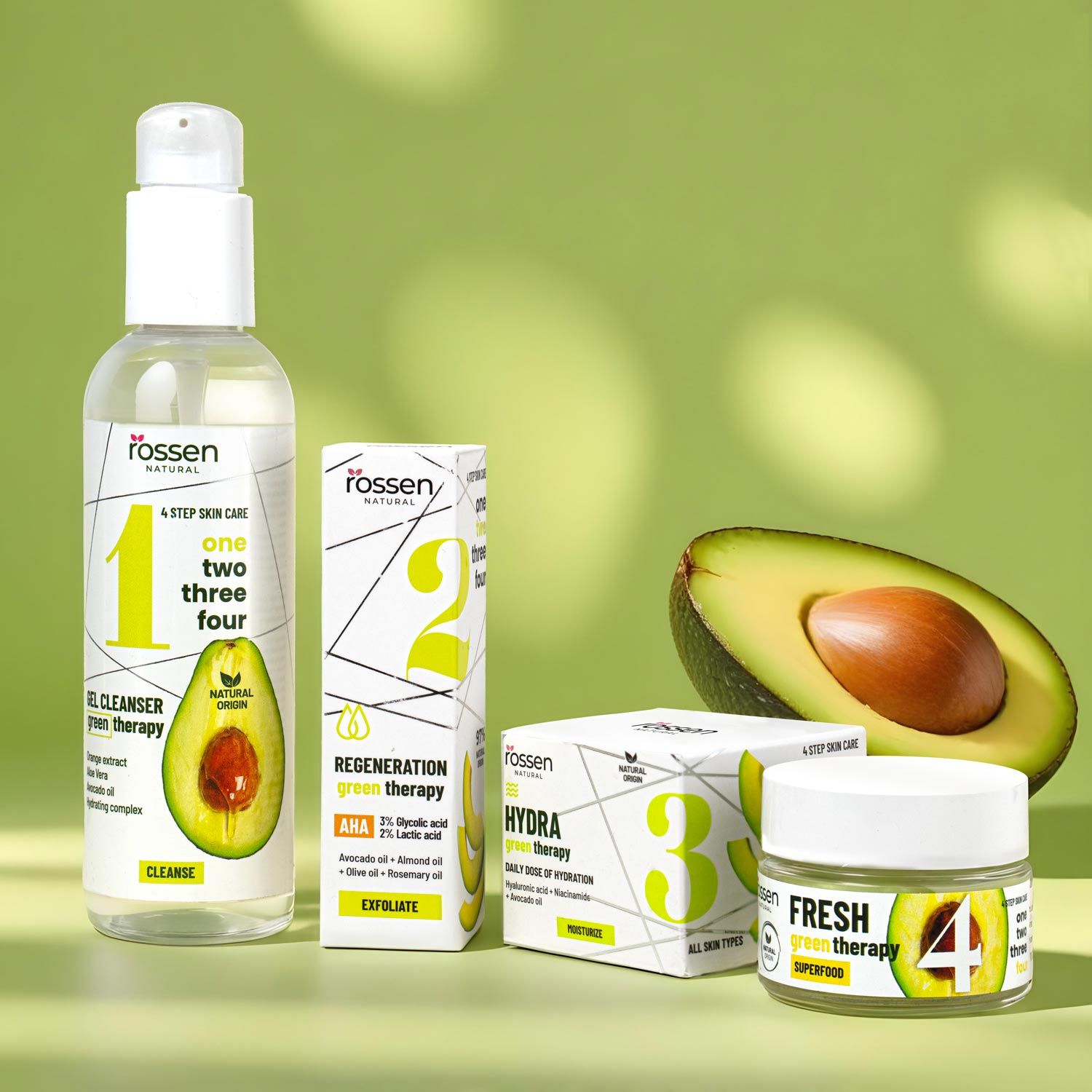Hydra green set for oily skin