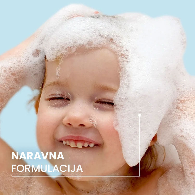 Natural shampoo and bath for children