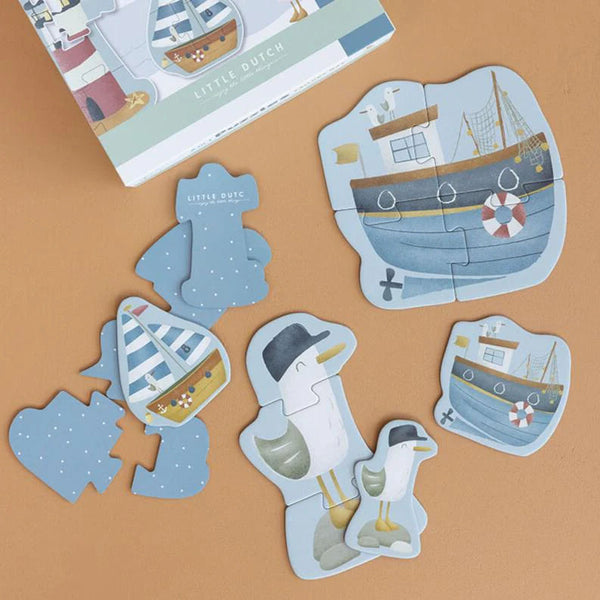 Little Dutch® Puzzle Sailors Bay 6 in 1