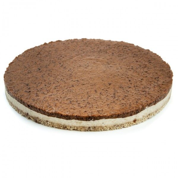 Organic raw plum cake - big - 16 pieces