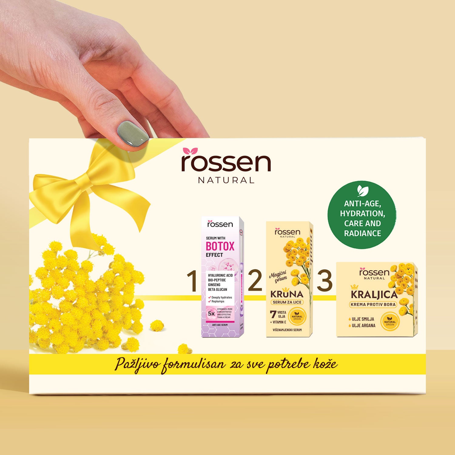 Facial care trio set + gift box