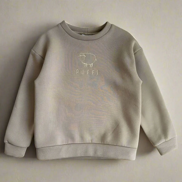 Children's sweatshirt - thick BEIGE