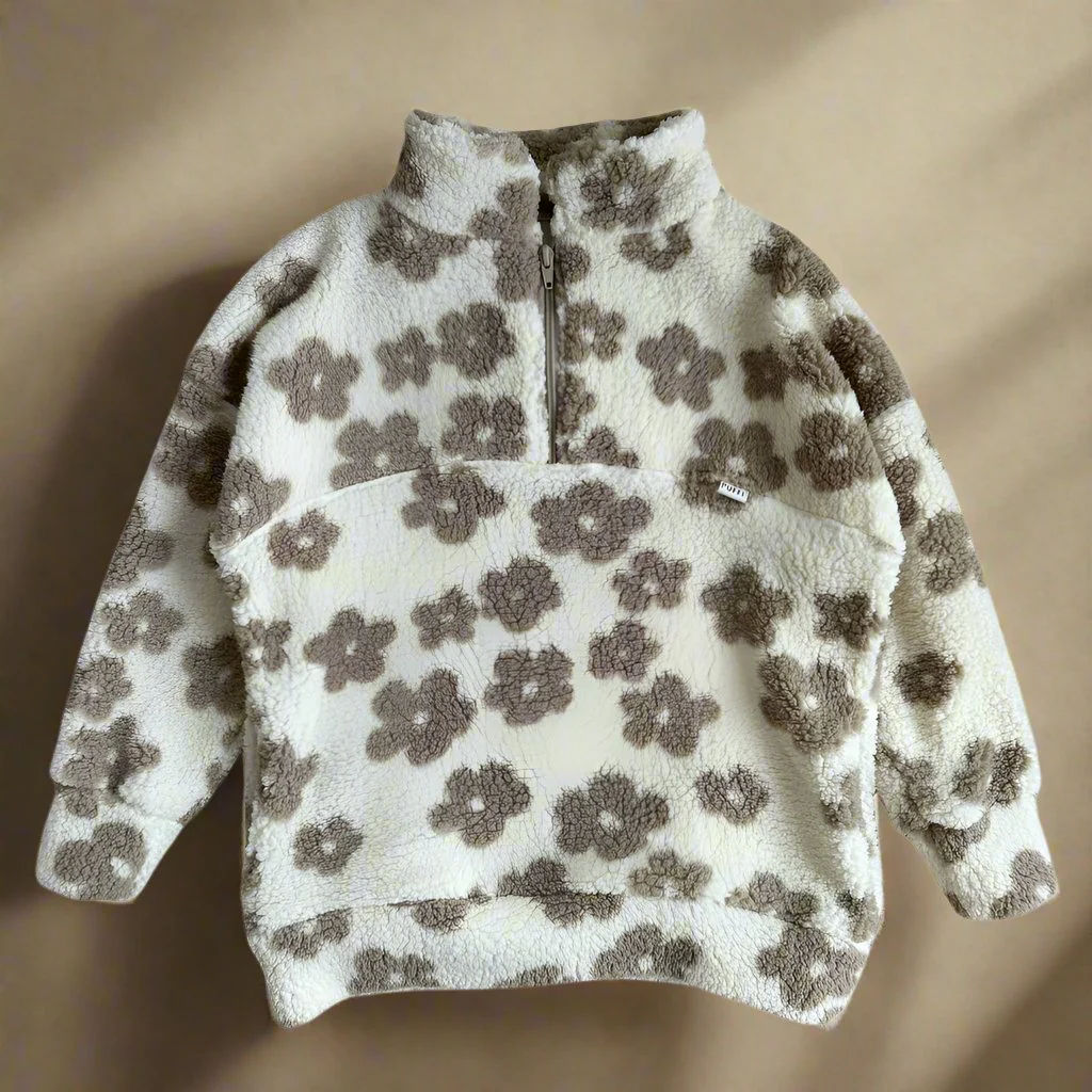Diasy Sherpa Jacket - Half Zipper