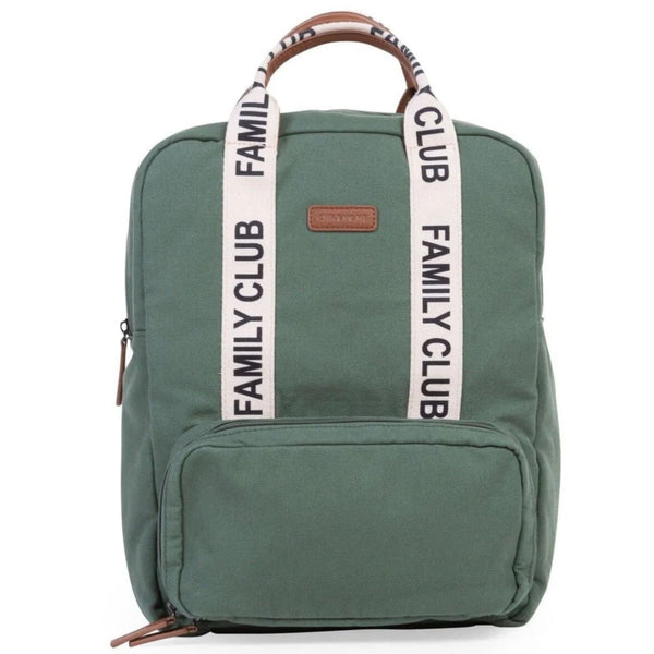 Changing backpack FAMILY CLUB signature, GREEN