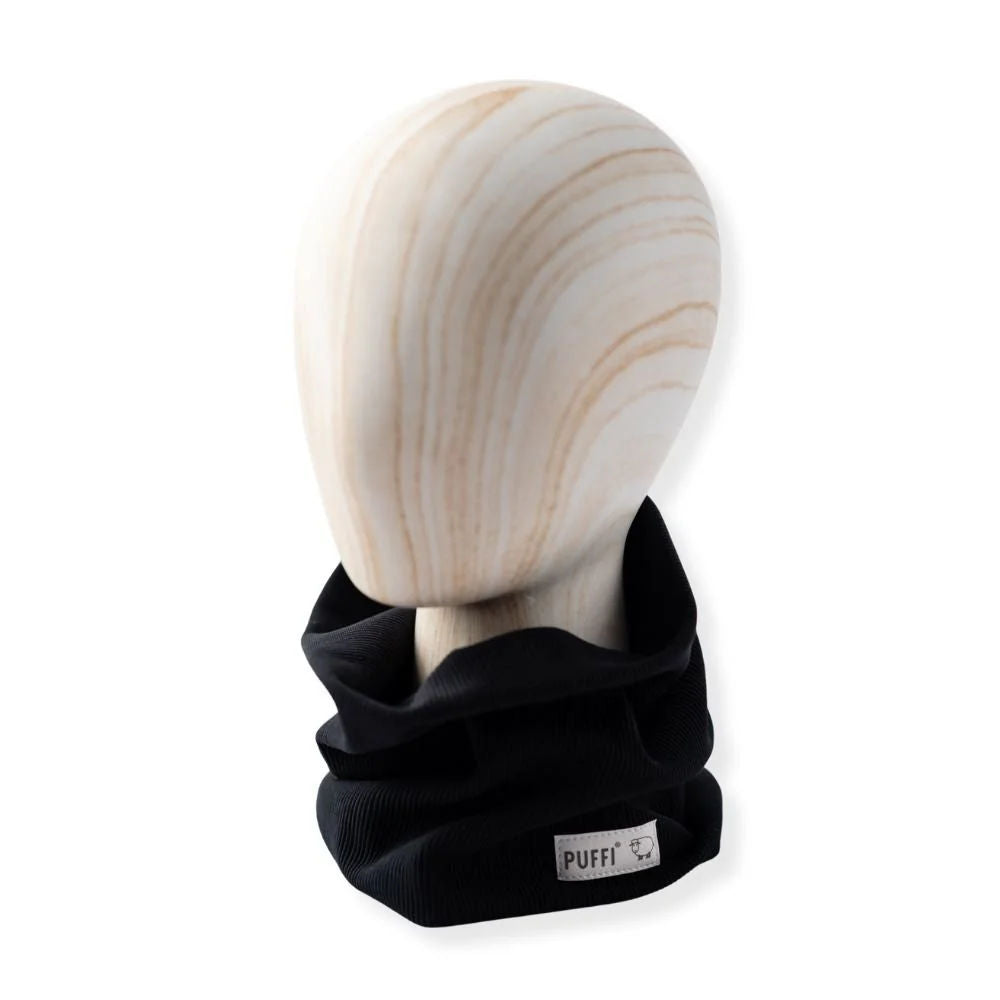 Adult Beanie Hat + POM POM - Ribbed BLACK