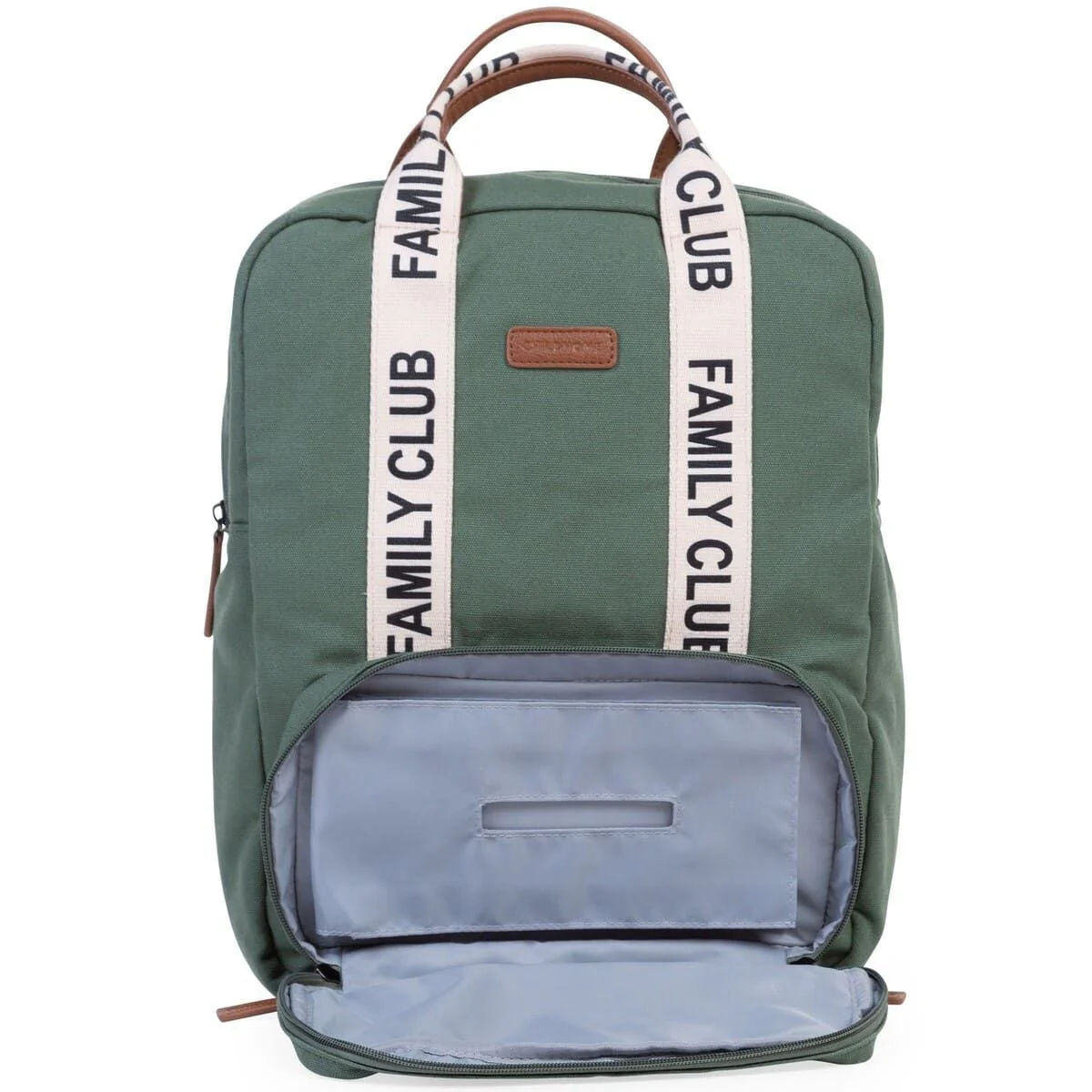 Changing backpack FAMILY CLUB signature, GREEN