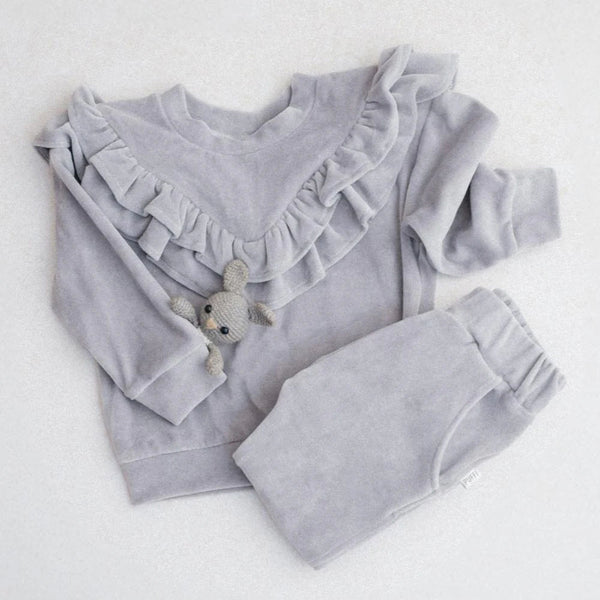 Children's Pants FLUFFY - PLUSH GREY
