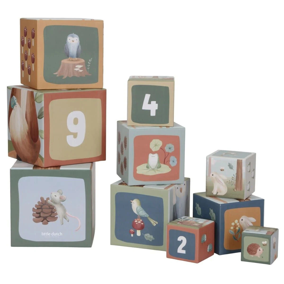 Little Dutch® Forest Friends Cube Pyramid