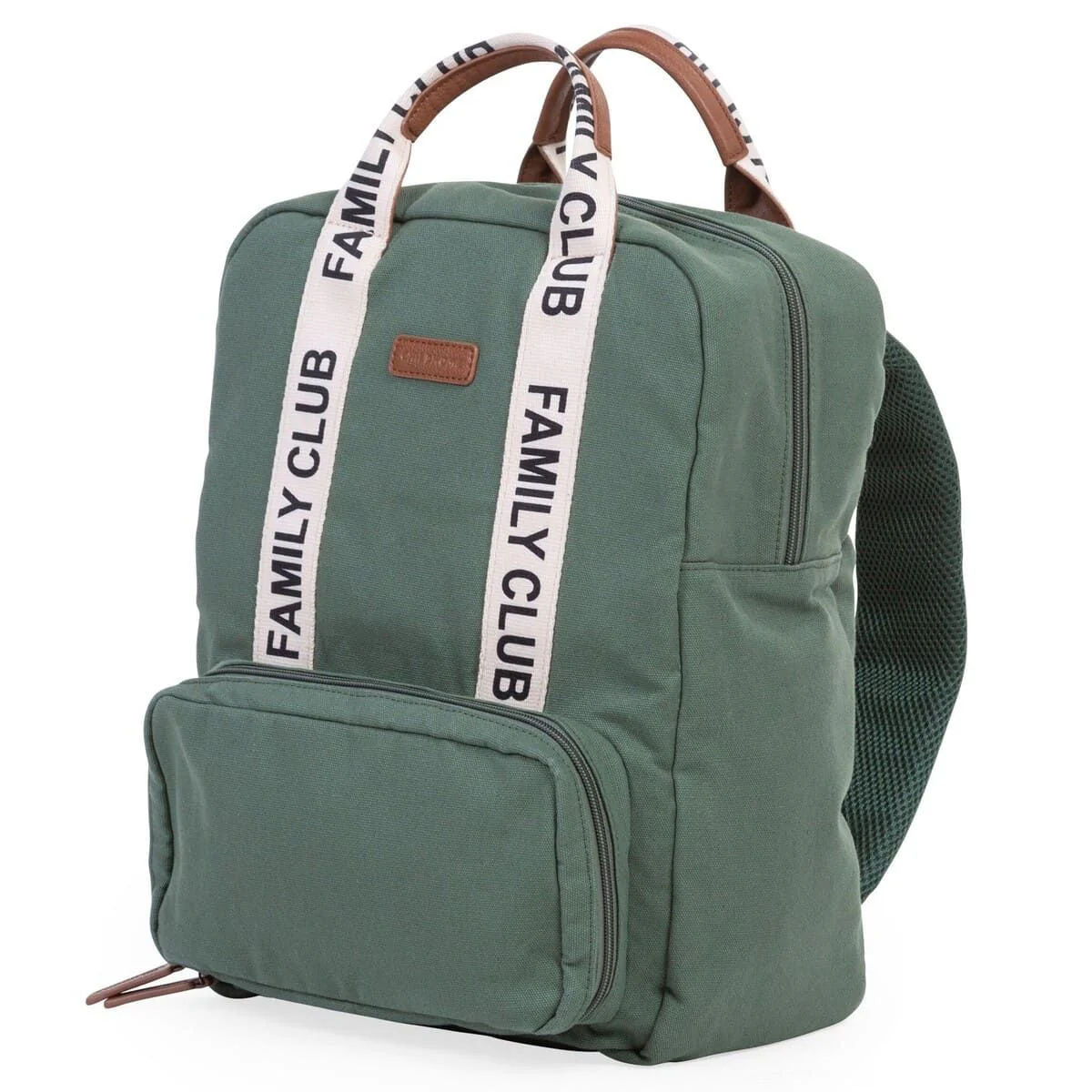 Changing backpack FAMILY CLUB signature, GREEN