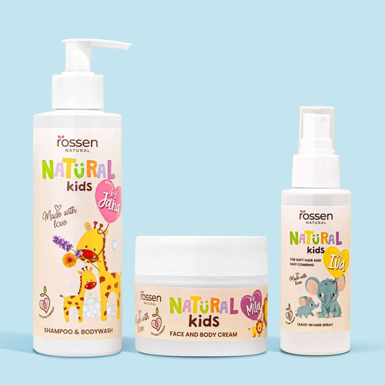 Natural shampoo and bath for children